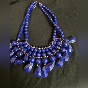 Blue Beaded Necklace